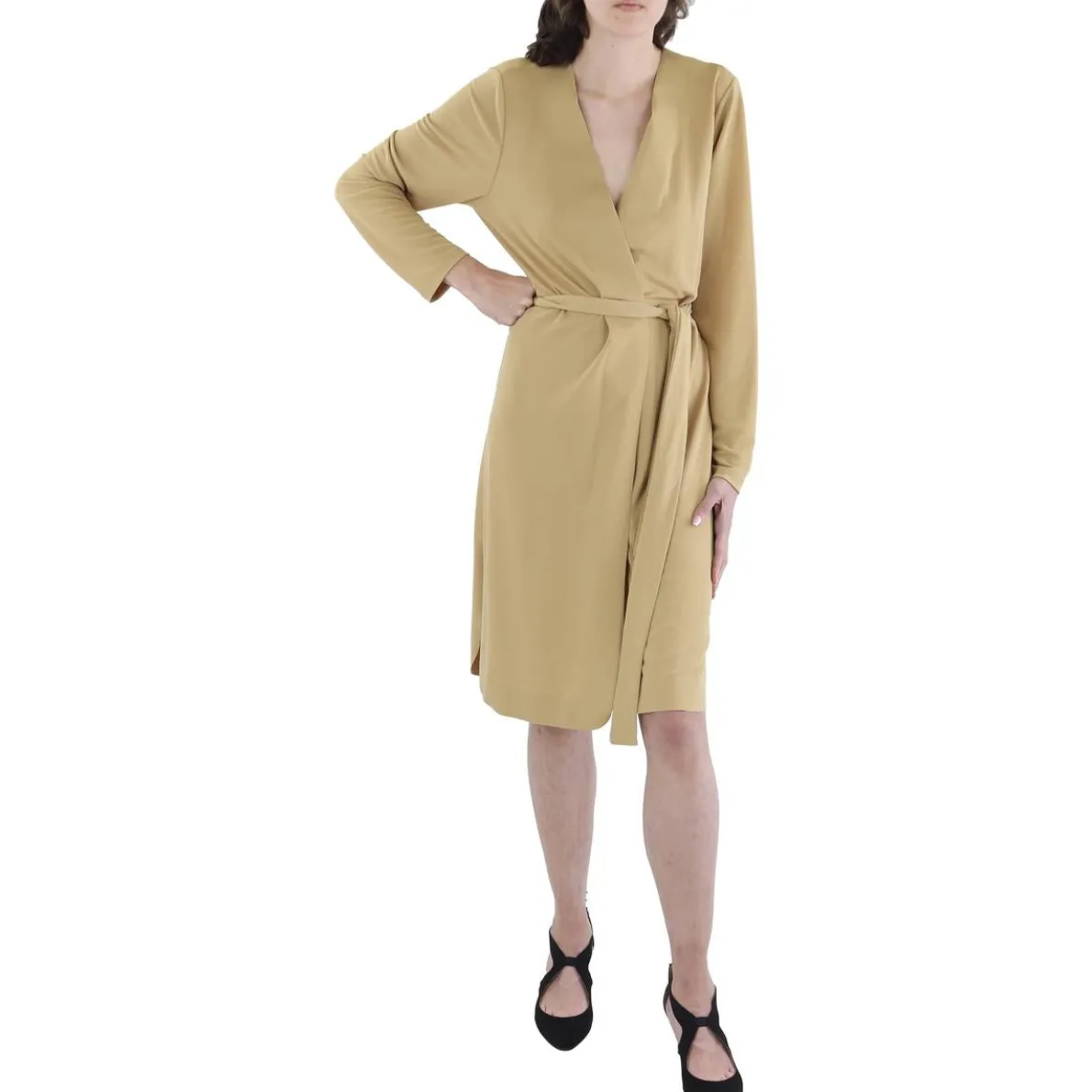 Solid Cardigan Sweater