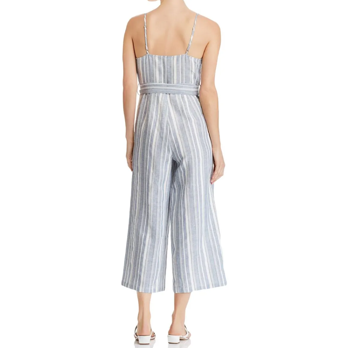 Striped Sleeveless Jumpsuit