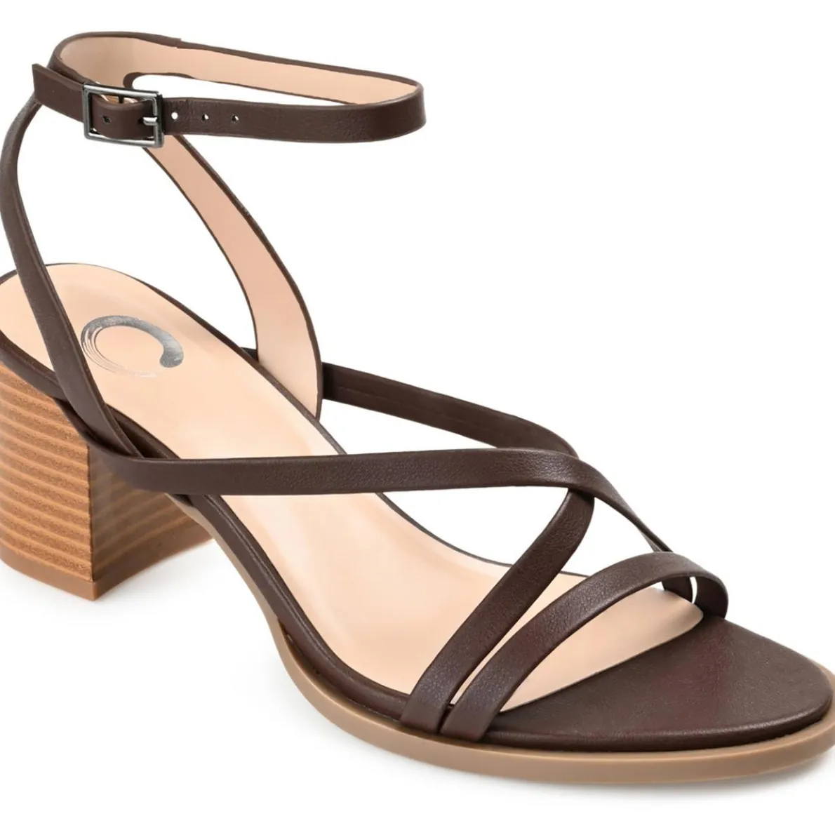 ANIKAH Ankle strap Comfy Block Heel