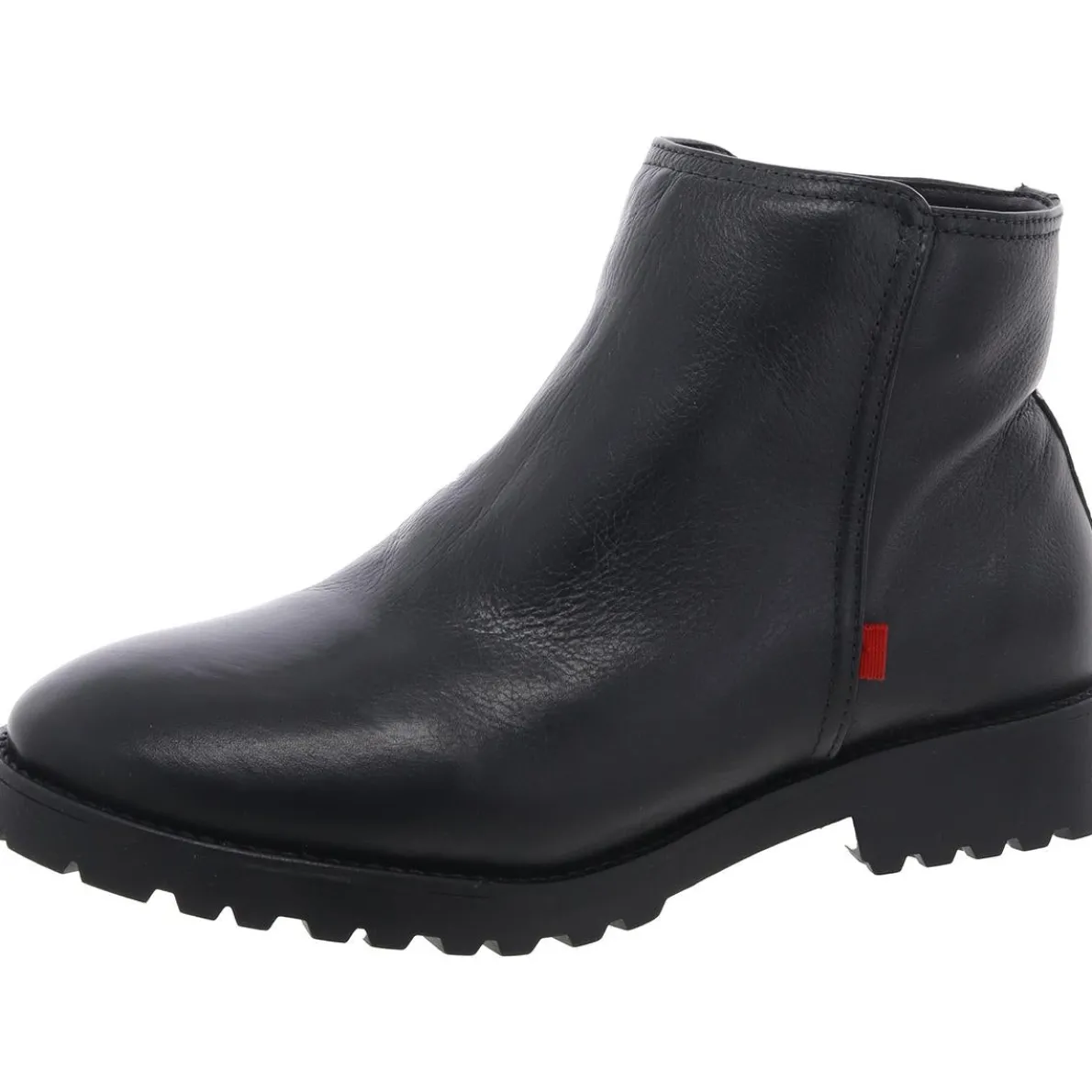 Brookline Zipper Leather Booties