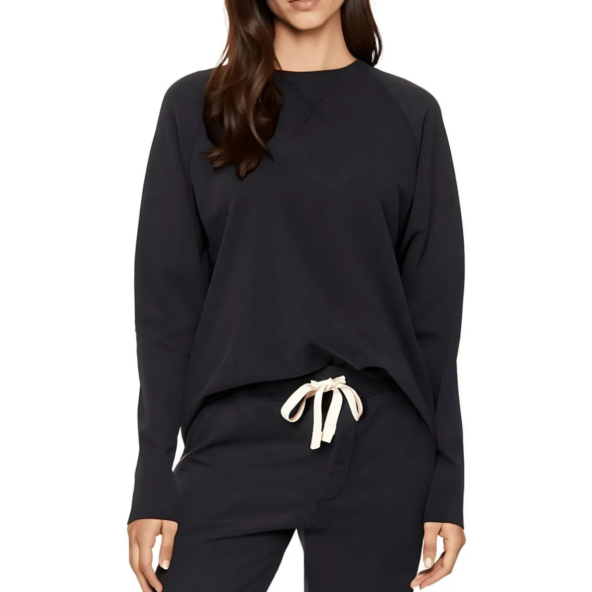 Solid Cotton Sweatshirt