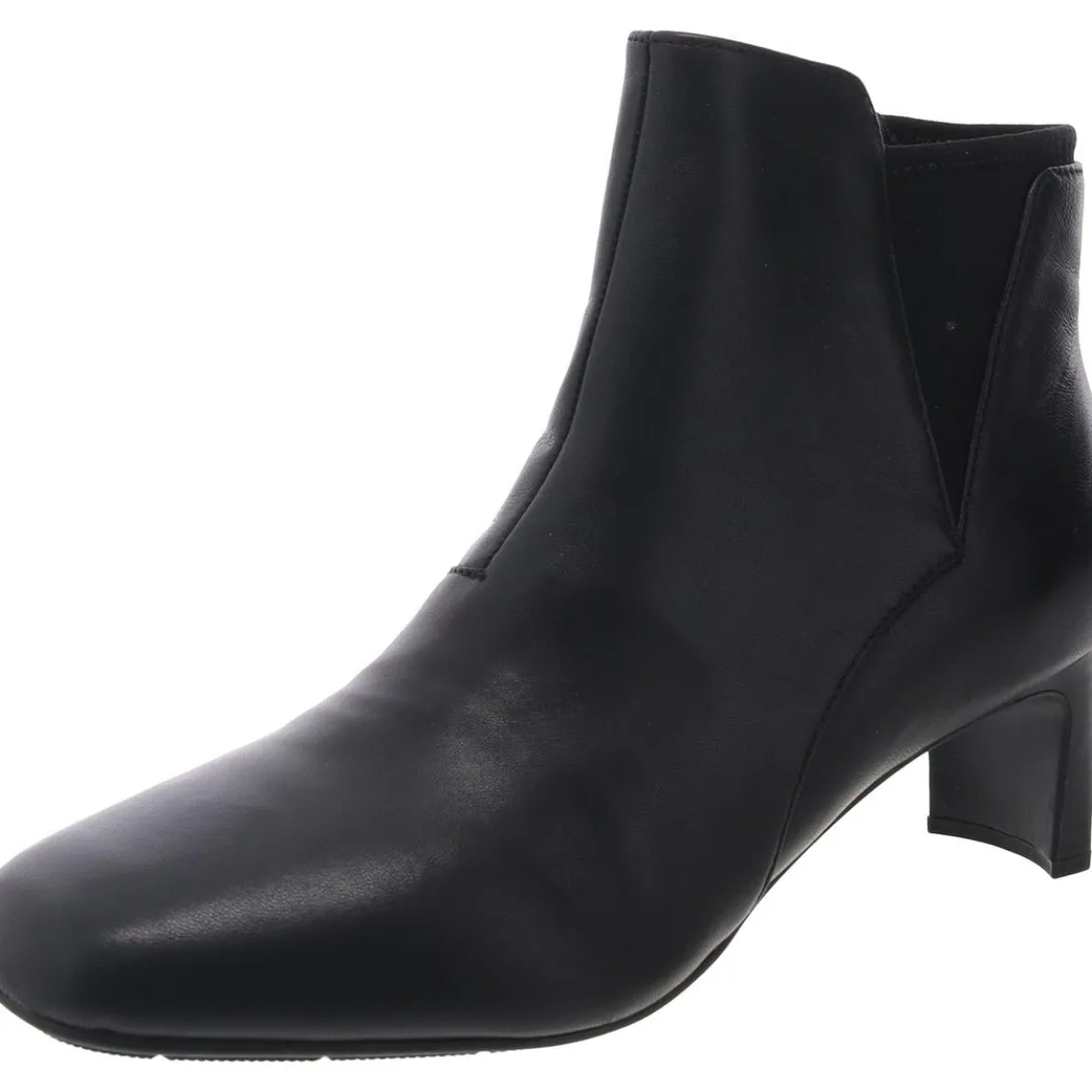 Zipper Leather Booties