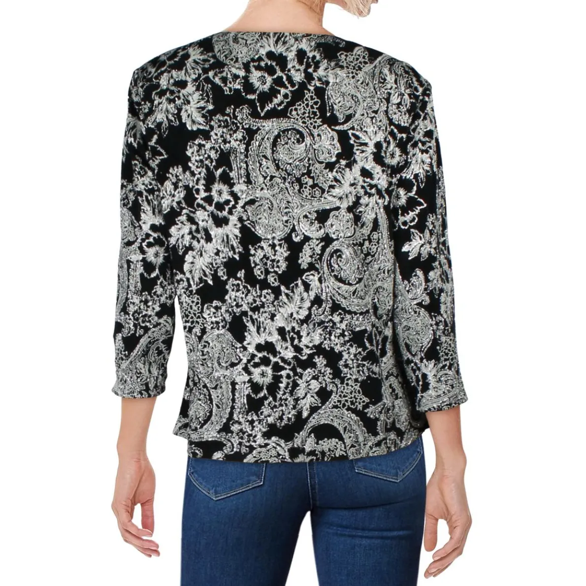 Petites 2-in-1 Open-Front Blazer