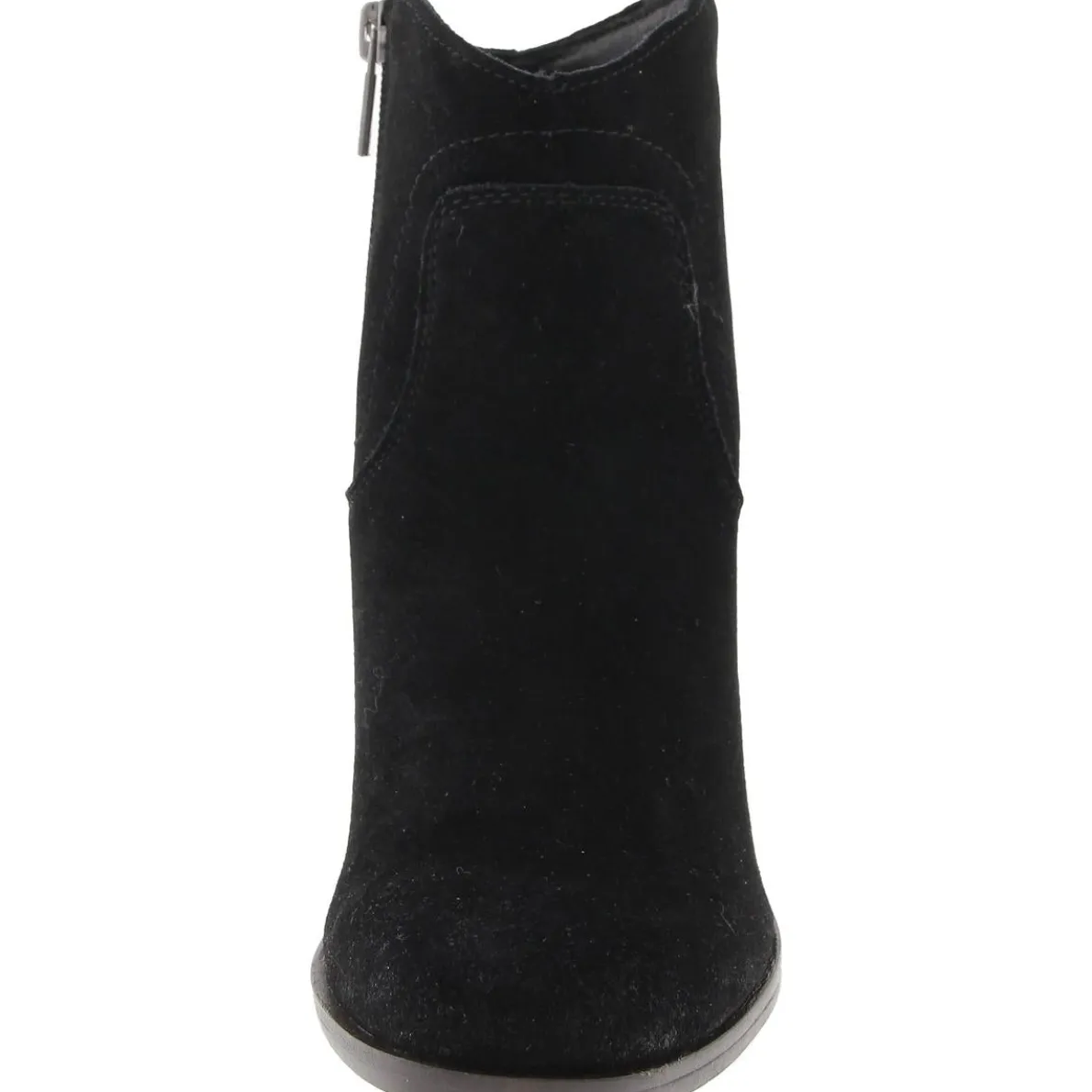 Waltz Zipper Suede Wedge Boots