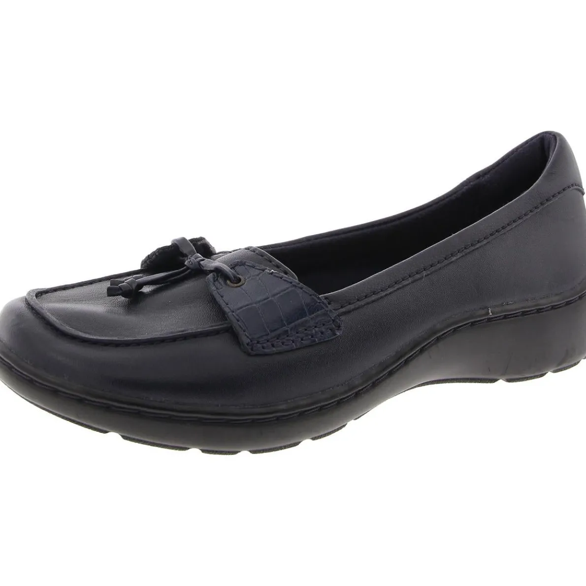 Padded Insole Leather Slip-On Sneakers