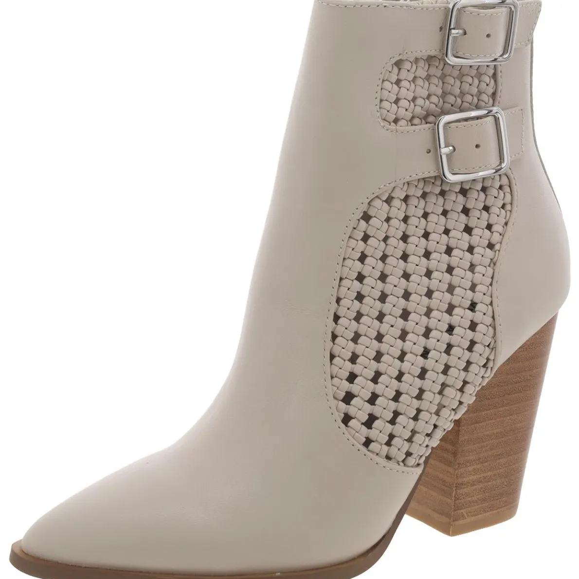 Liz Leather Pointed Toe Ankle Boots