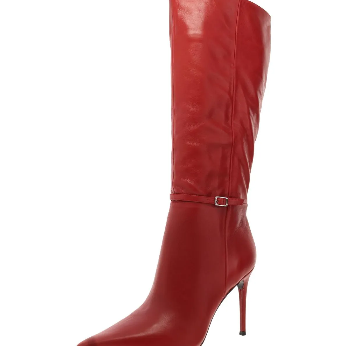 Voca Leather Pointed Toe Knee-High Boots