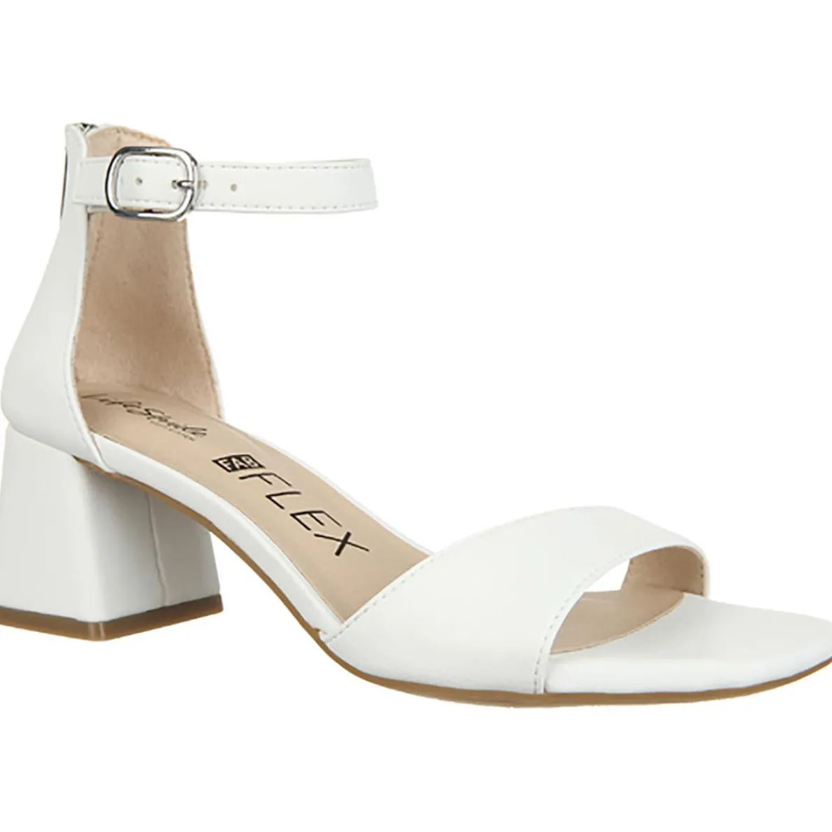 Cassidy Open Toe Block Heel Ankle Strap