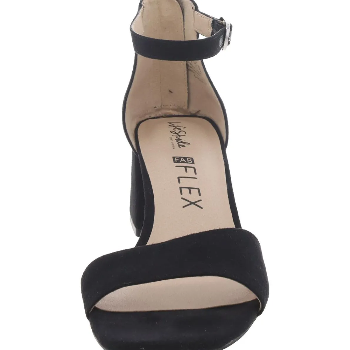 Cassidy Open Toe Block Heel Ankle Strap
