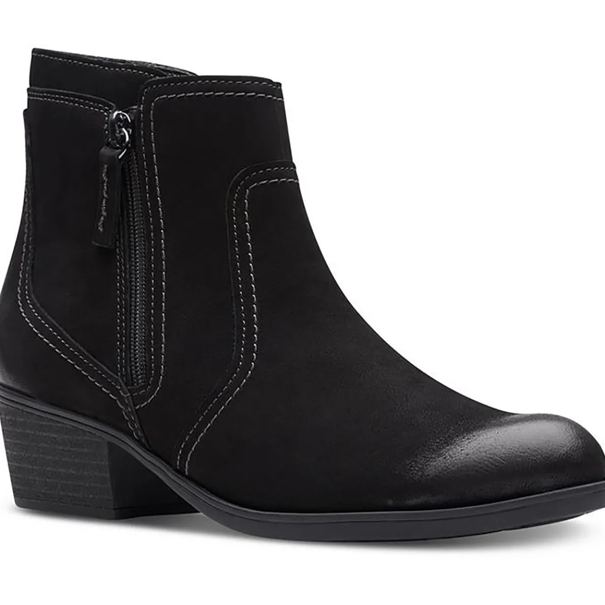 CHARLTEN AVE Comfort Insole Faux Suede Ankle Boots