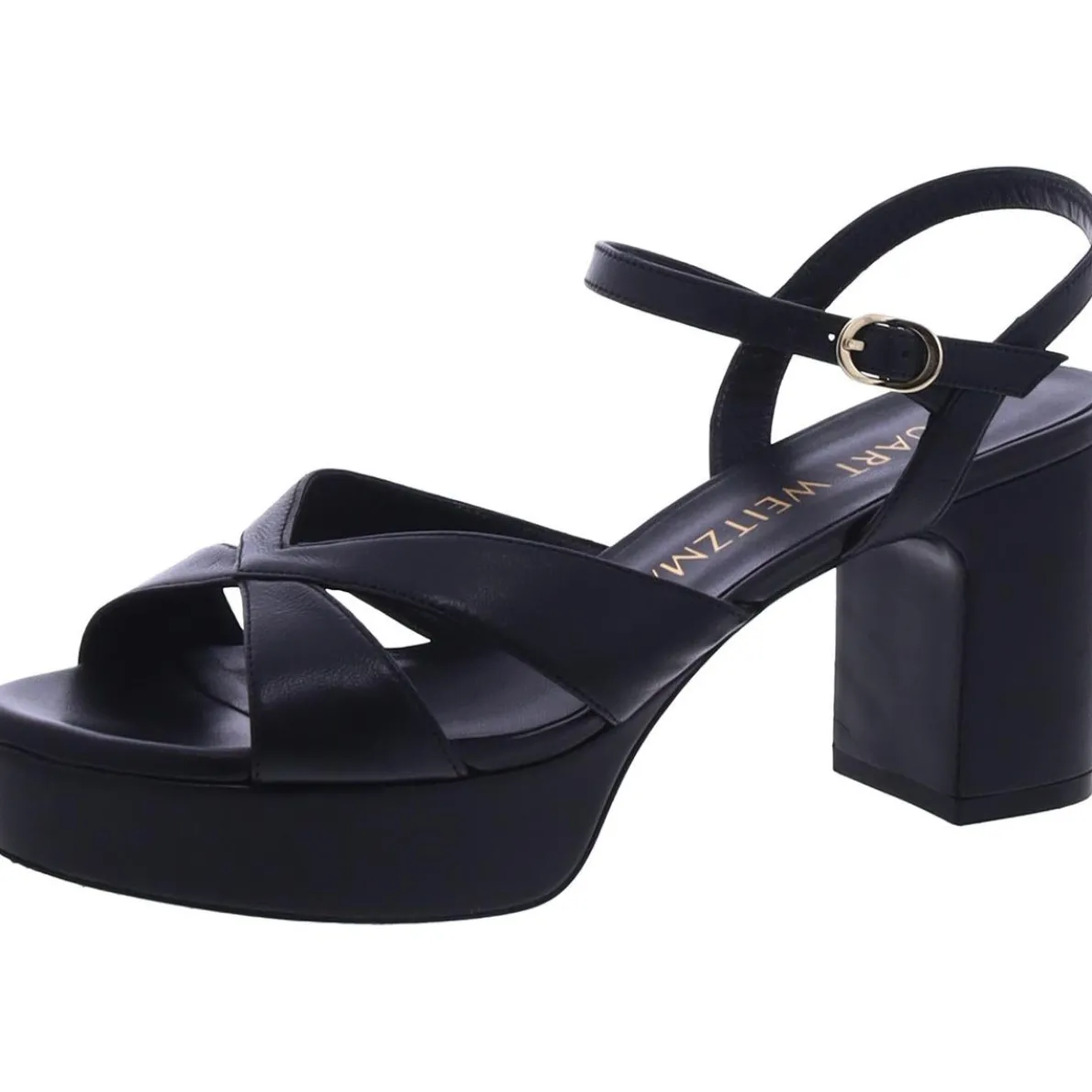 Carmen Leather Ankle Strap Platform Sandals