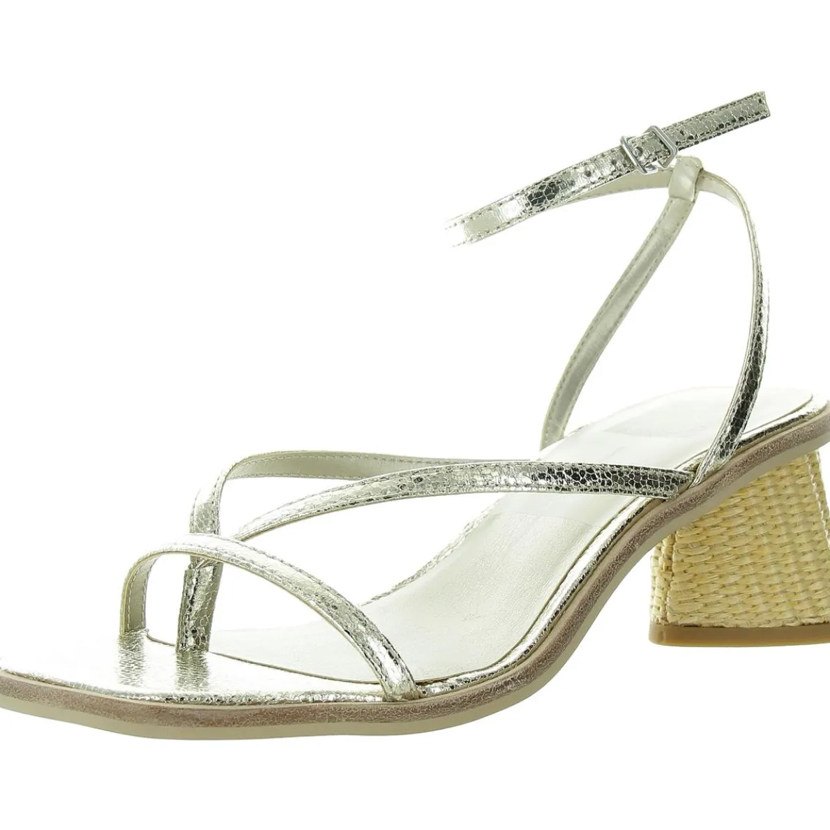 Banita Solid Faux Leather Ankle Strap