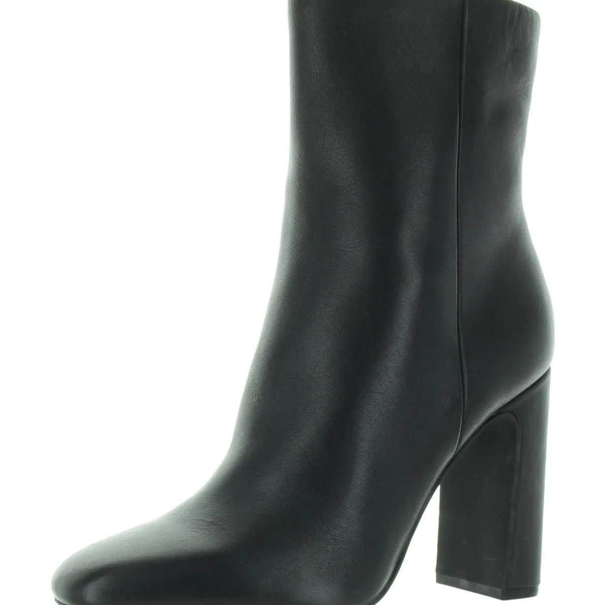 Allison Pointed Toe Leather Mid-Calf Boots