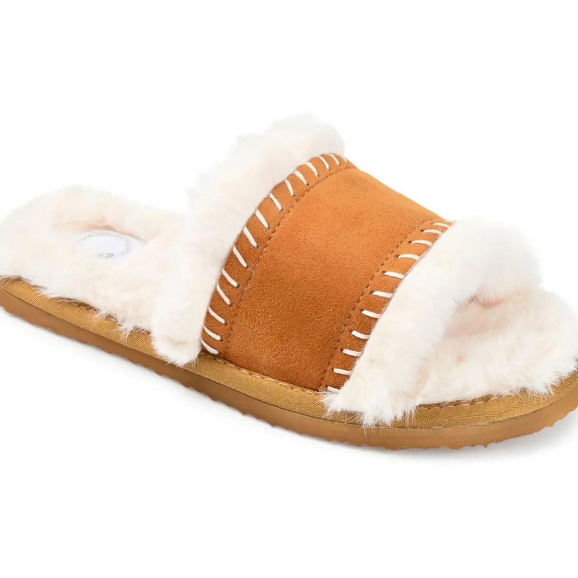 Mardie Faux Suede Comfy Slide Slippers