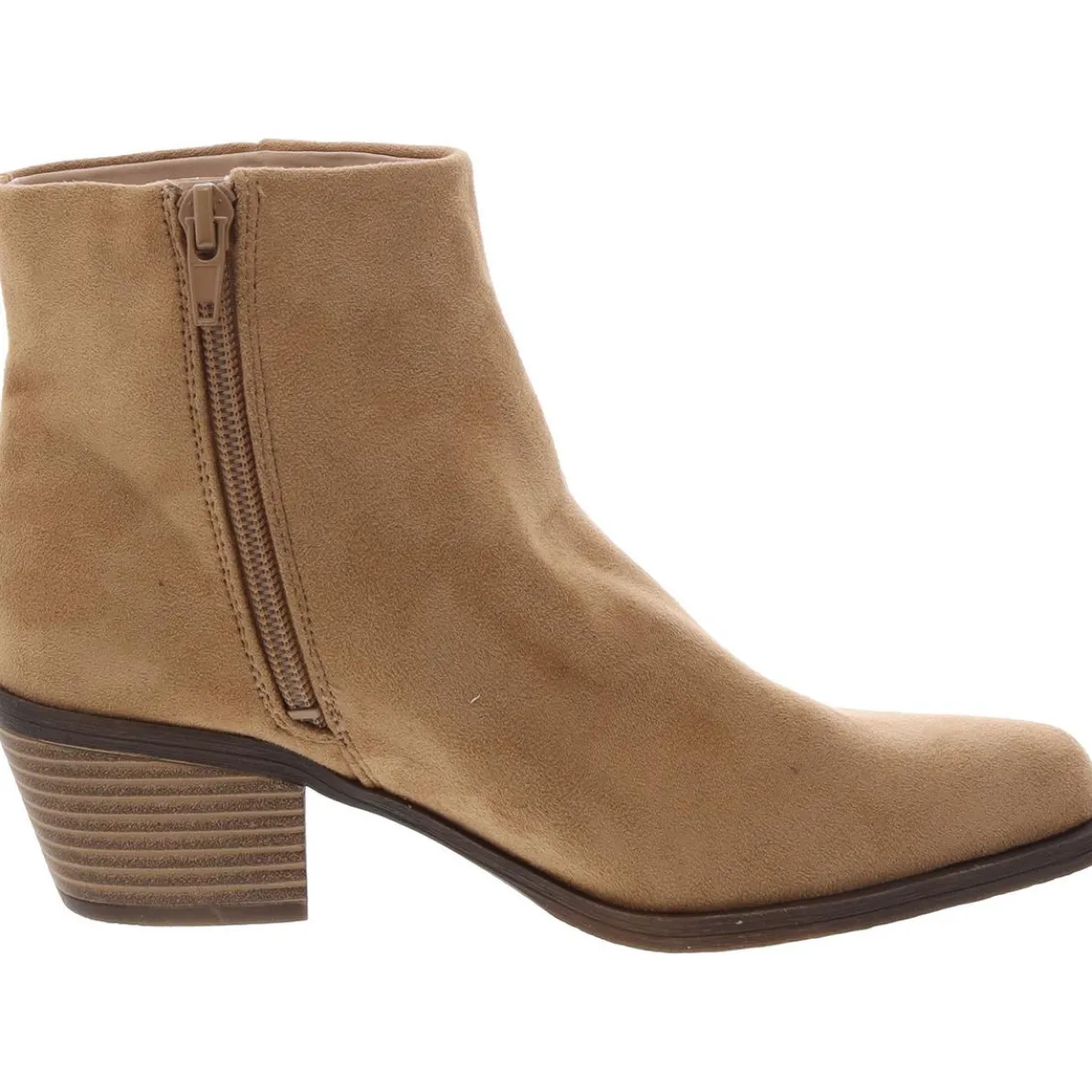 Padded Insole Faux Suede Ankle Boots