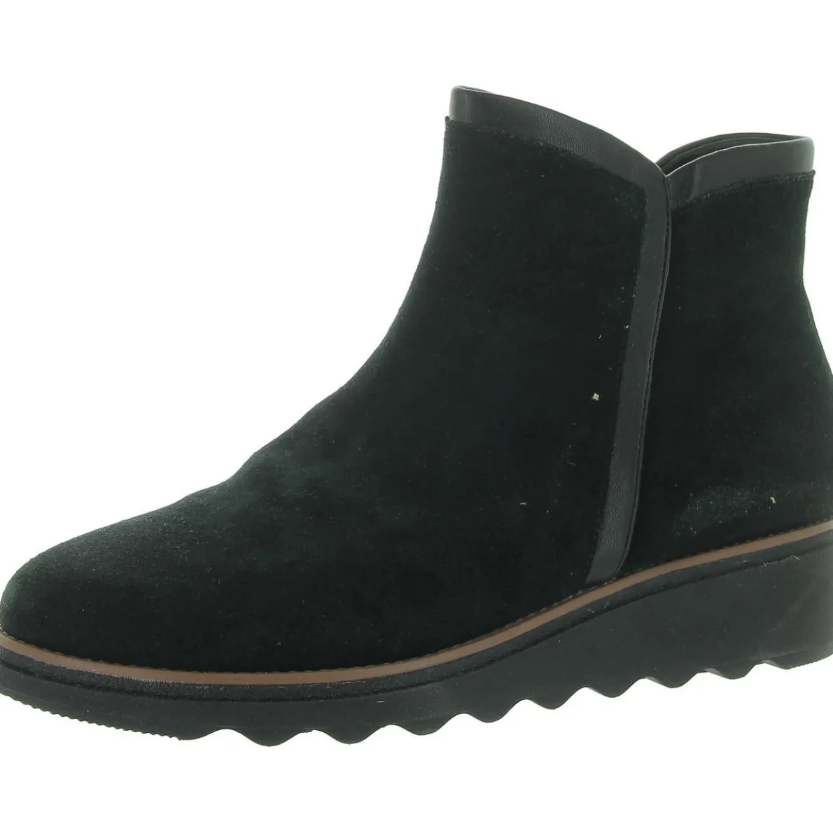 Sharon Heights Suede Ankle Platform Boots