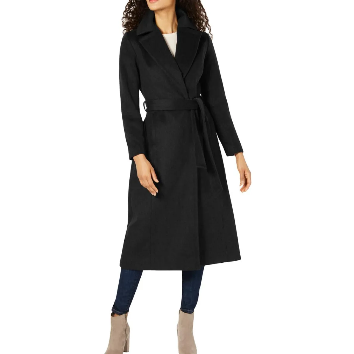 Wool Blend Long Maxi Coat