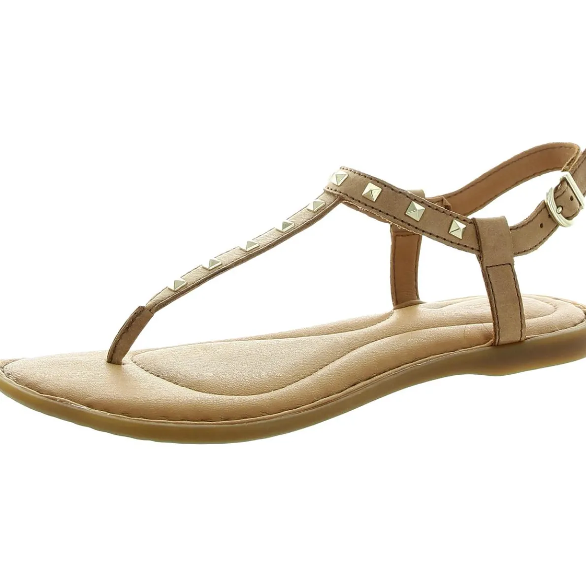 Studded Leather Thong Sandals