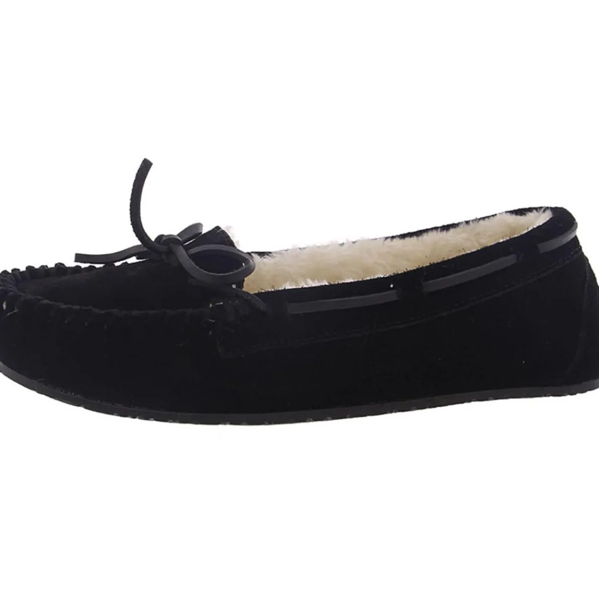 Lodge Trapper Suede Slip On Moccasins