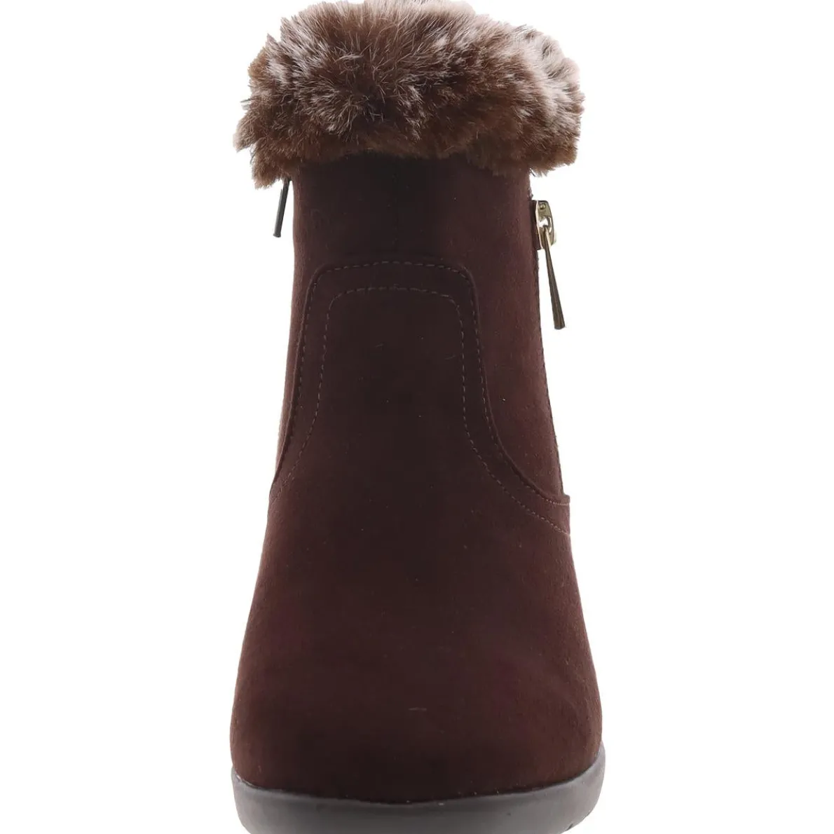 Carleen Faux Suede Ankle Boots