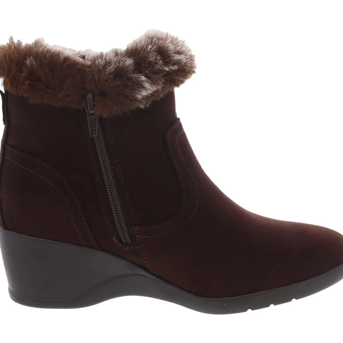 Carleen Faux Suede Ankle Boots
