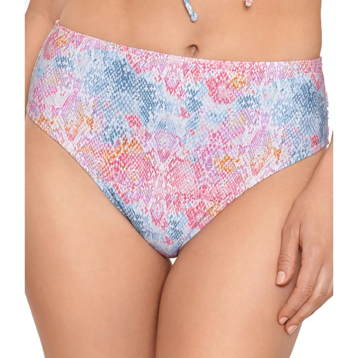 High-waist Snake Swim Bottom Separates