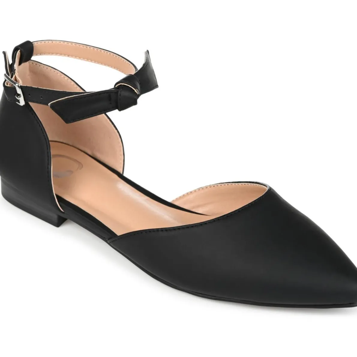 Vielo Faux Leather Pointed Toe D'Orsay
