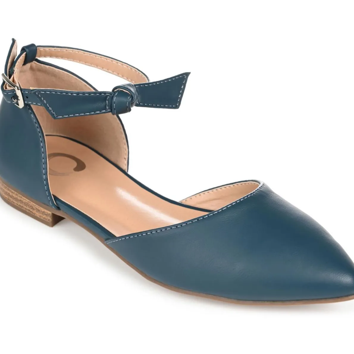 Vielo Faux Leather Pointed Toe D'Orsay