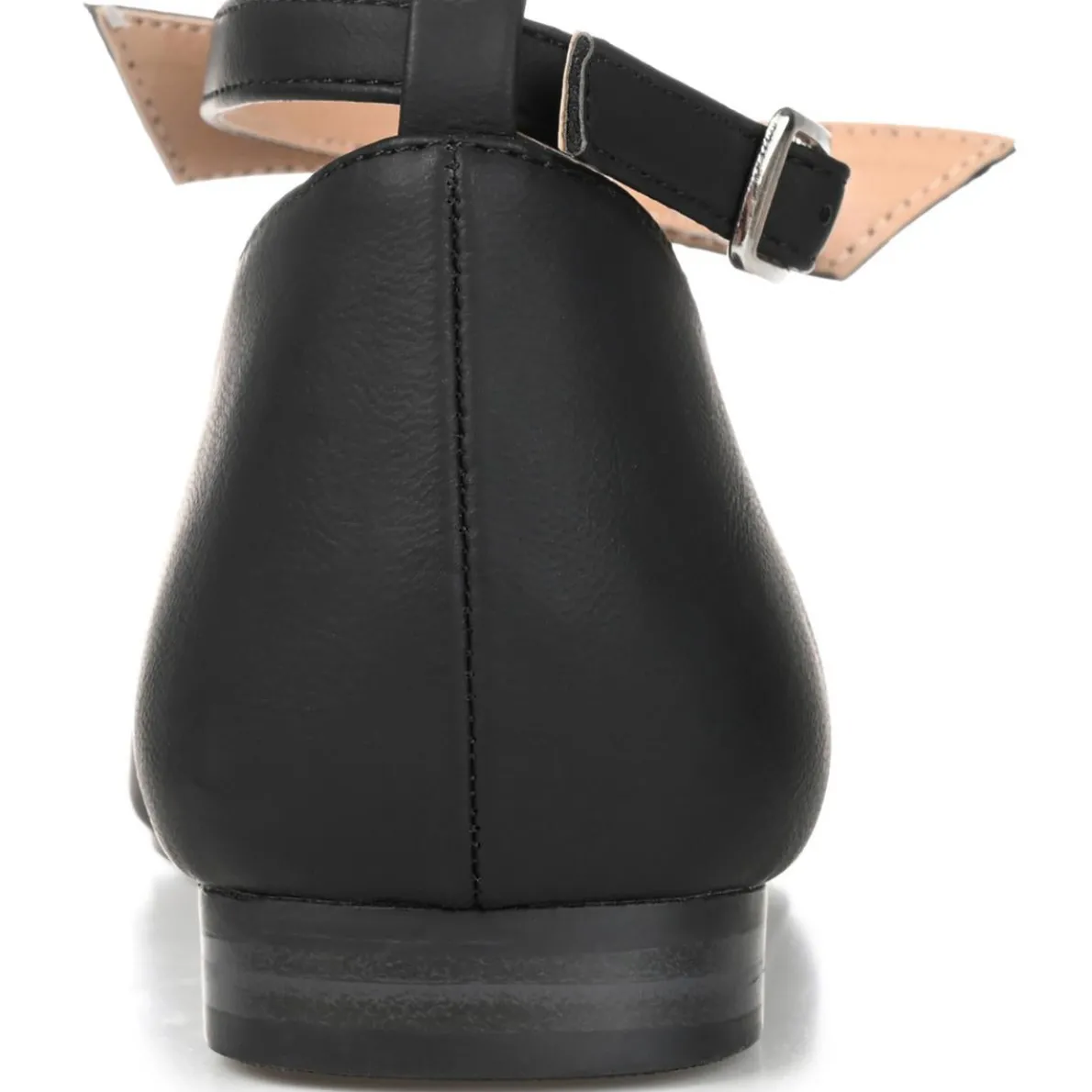 Vielo Faux Leather Pointed Toe D'Orsay