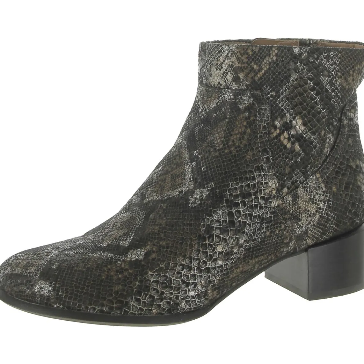 Kamryn Animal Print Suede Ankle Boots