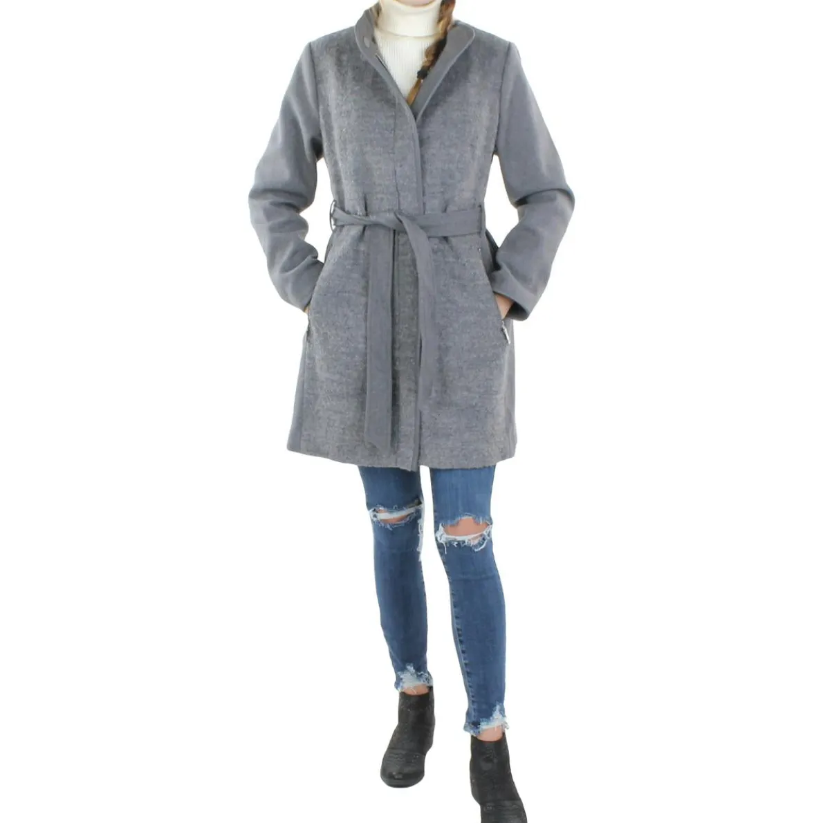 Petites Warm Short Wool Coat