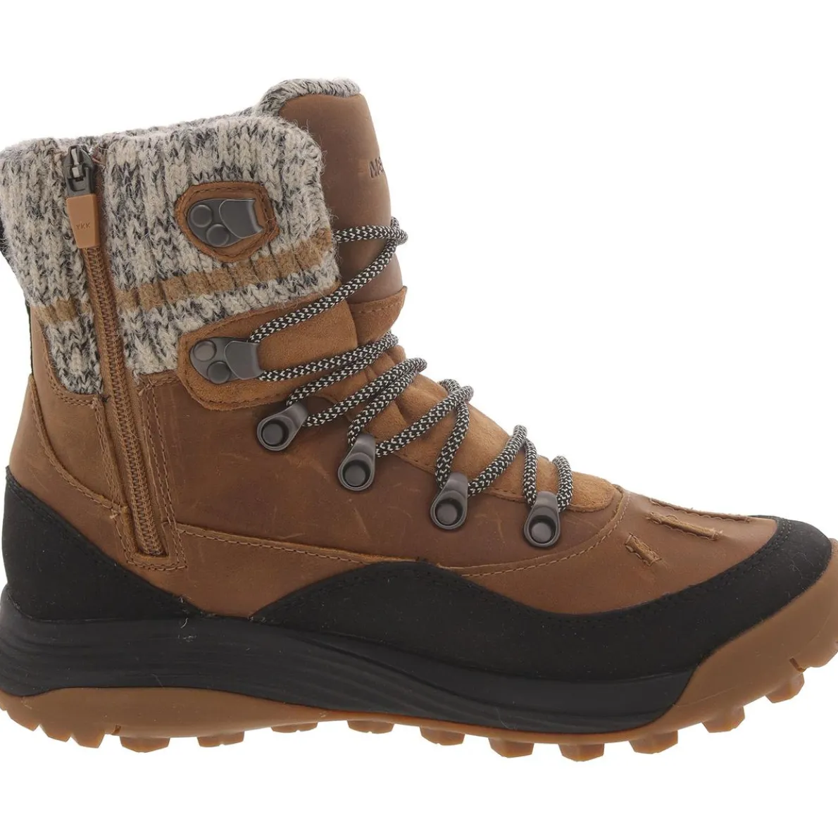 Lace Up Cold Weather Shearling Boots