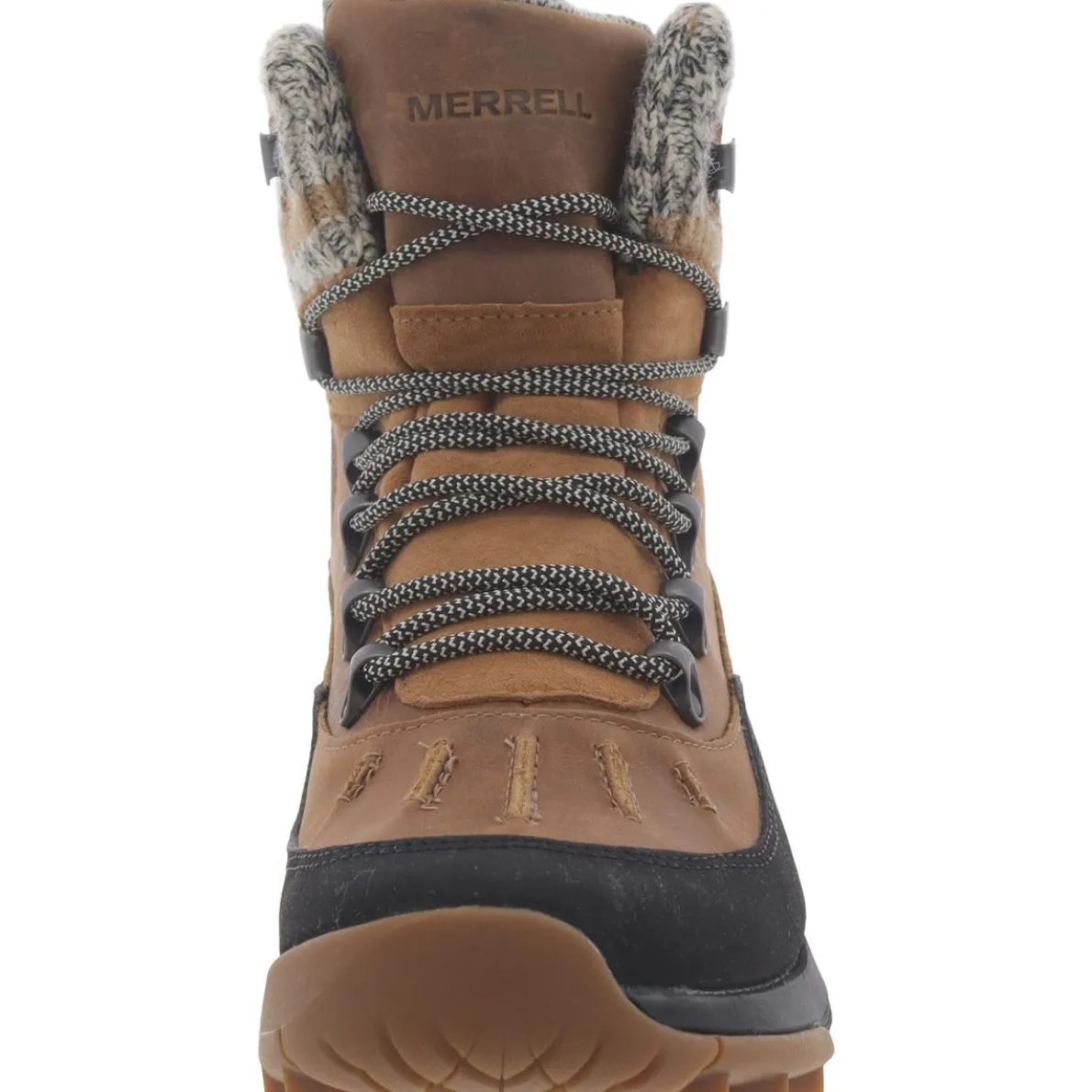Lace Up Cold Weather Shearling Boots