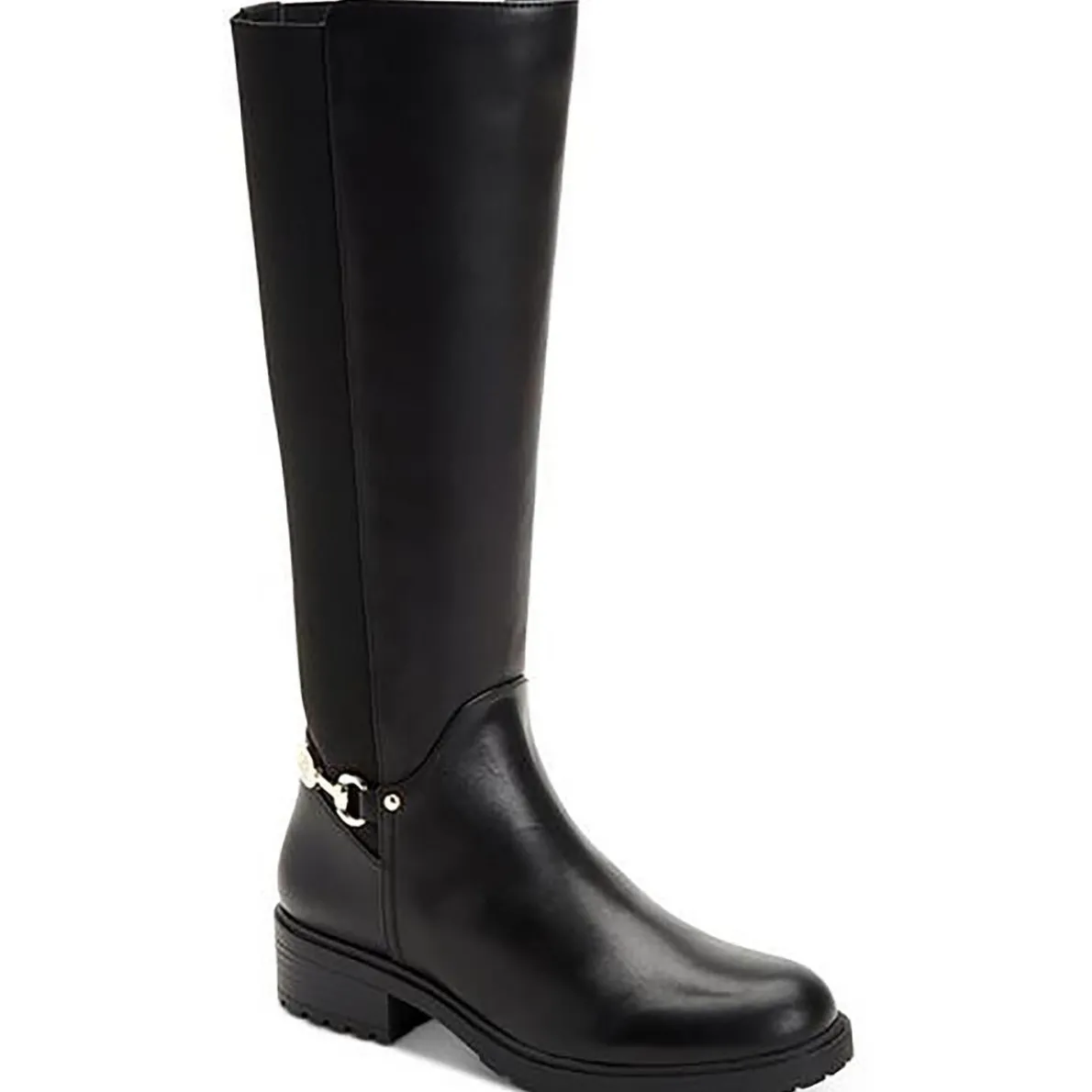 Barnibee Faux Leather Riding Knee-High Boots