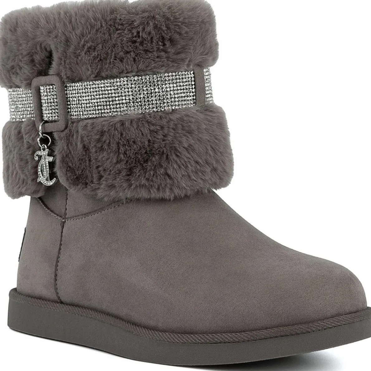 Kursive Faux Fur Faux Suede Booties