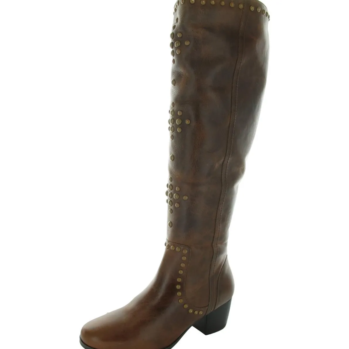 Fortune Suede Block Heel Knee-High Boots