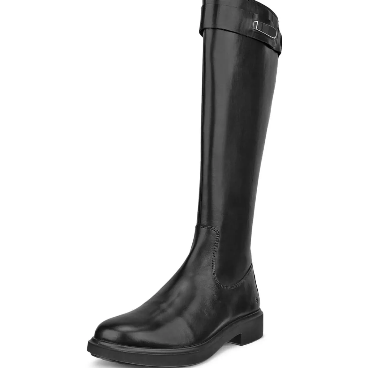 Metrople Amsterdam Zipper Leather Knee-High Boots