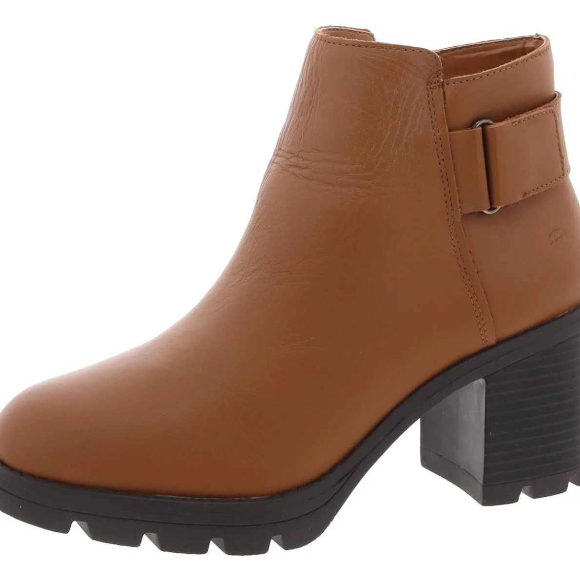 Veeda Zipper Leather Booties