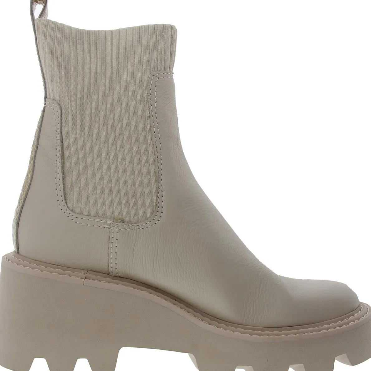 Solid Faux Leather Ankle Boots