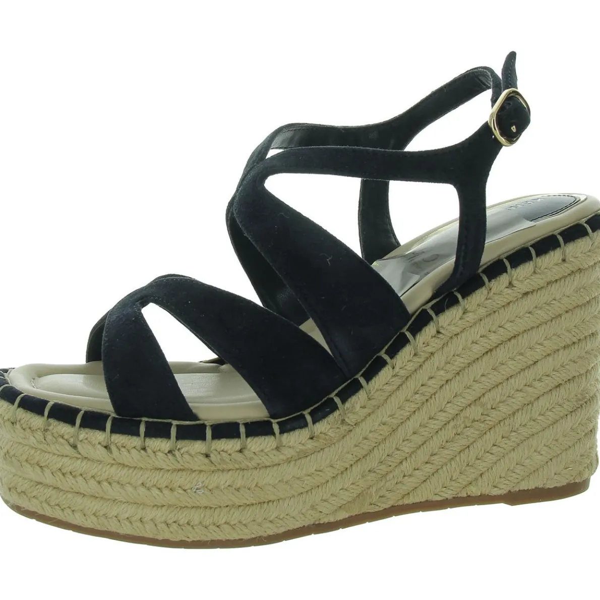 Solace Faux Suede Open Toe Strappy Sandals
