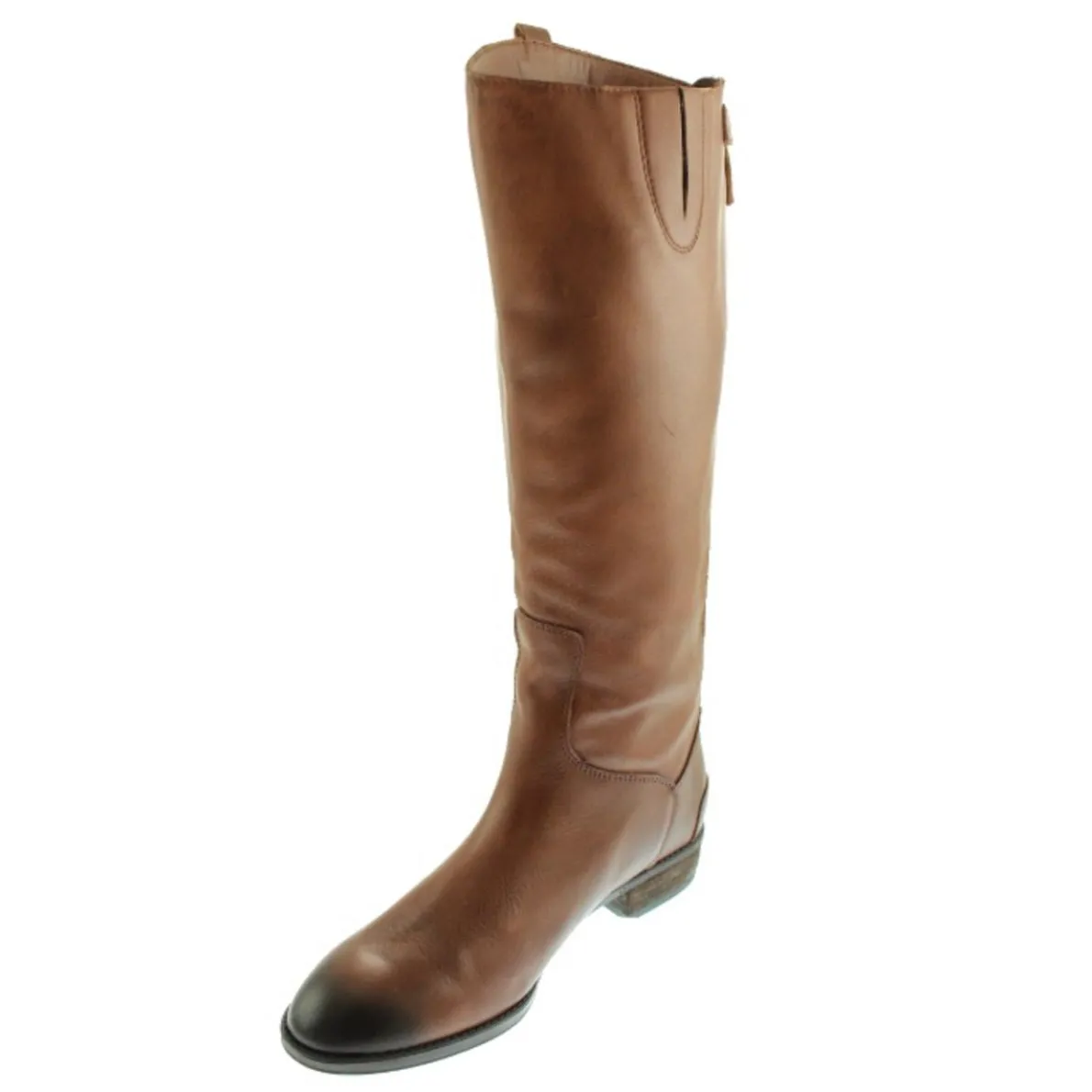 Penny Leather Knee High Riding Boots