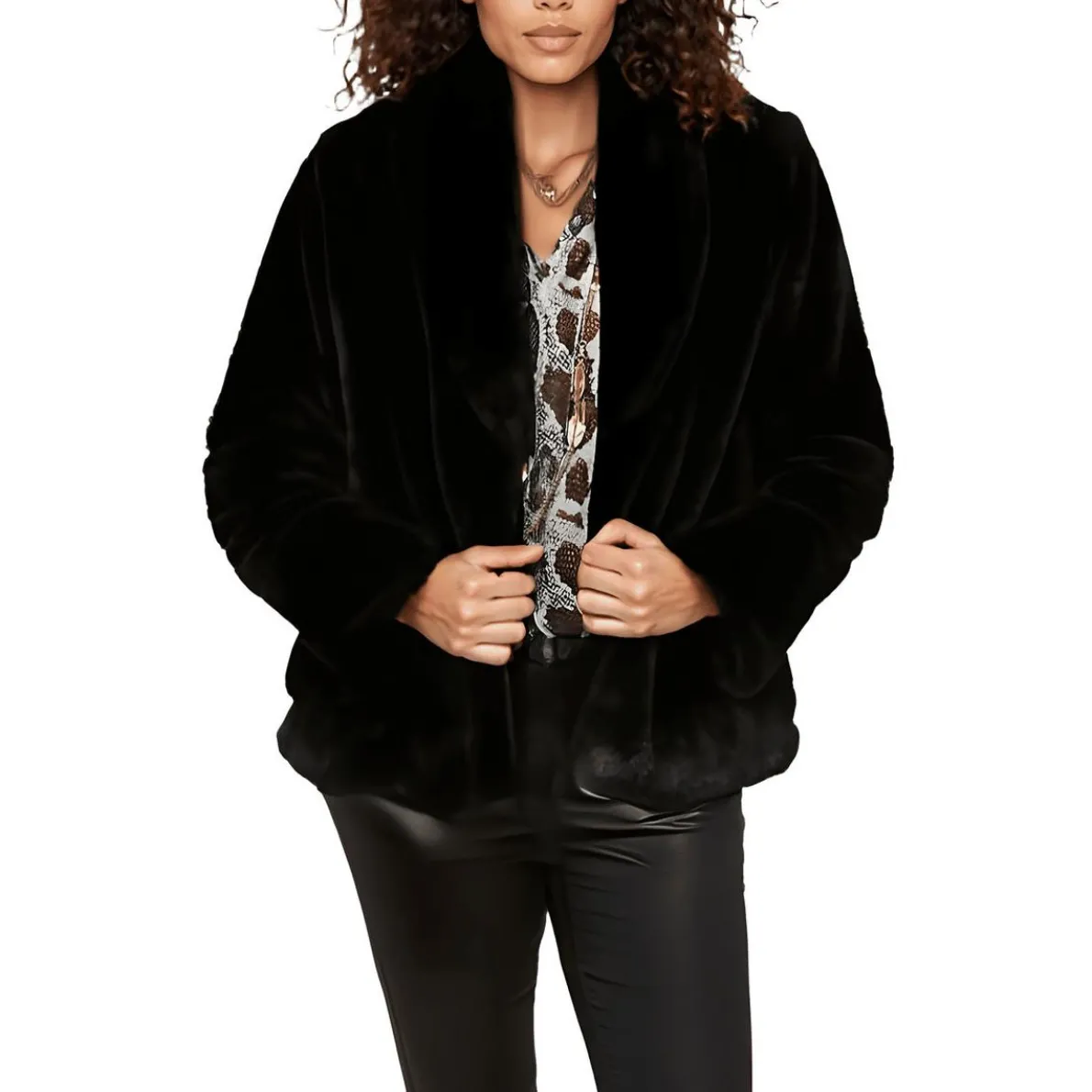 Faux Fur Faux Fur Coat