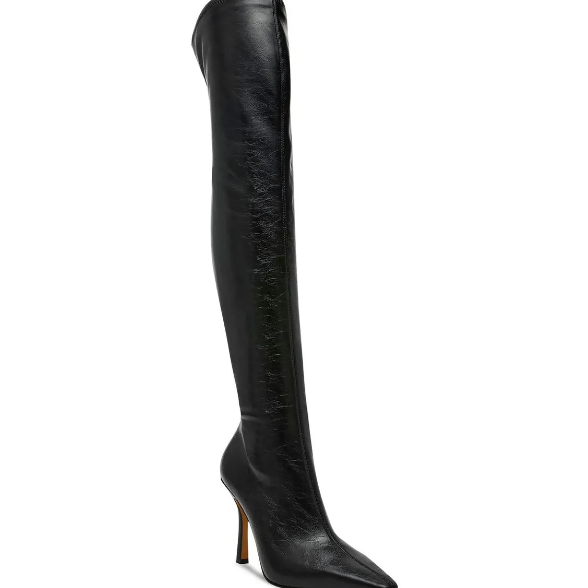 LORINDA Zipper Faux Leather Knee-High Boots