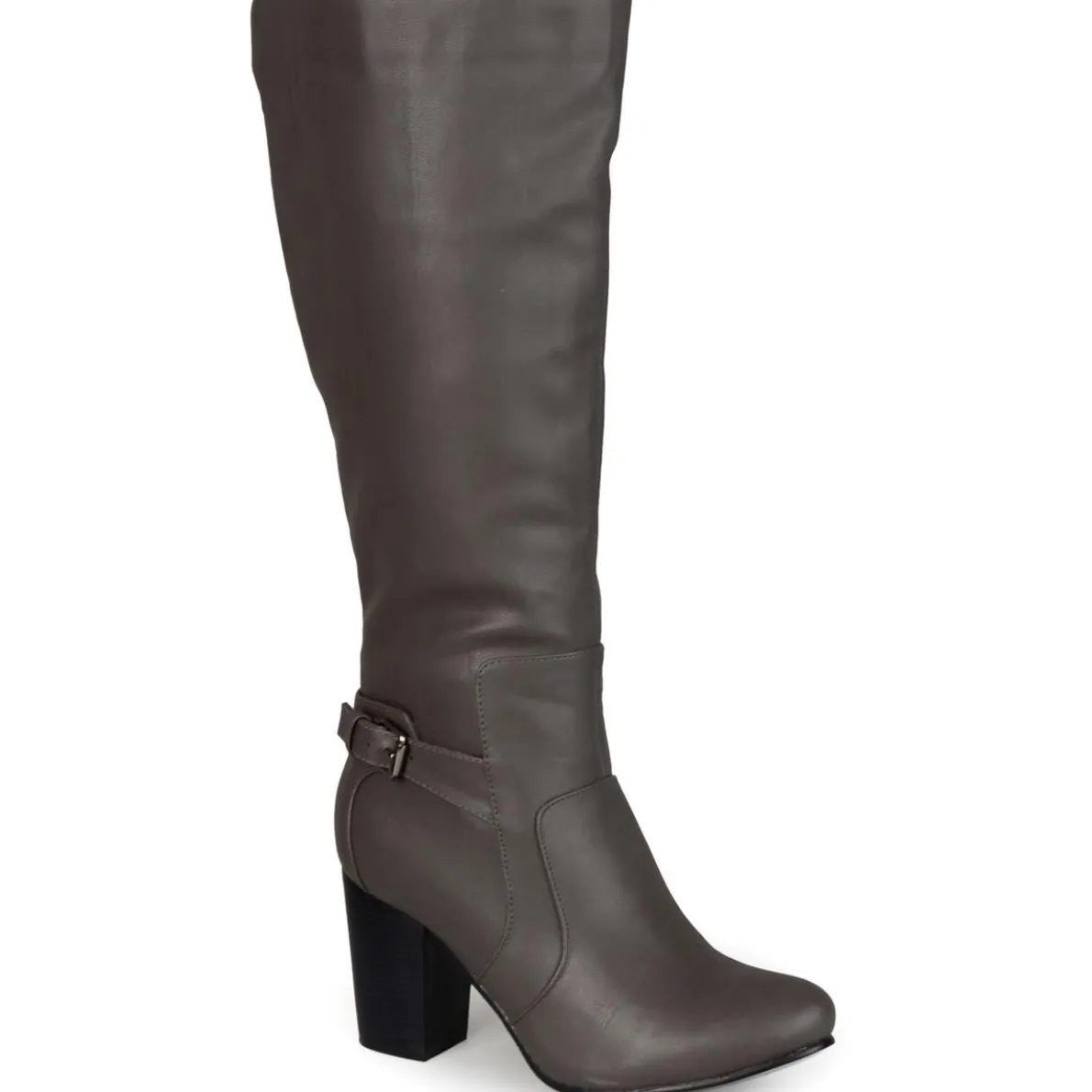 CARVER Faux Leather Knee-High Boots