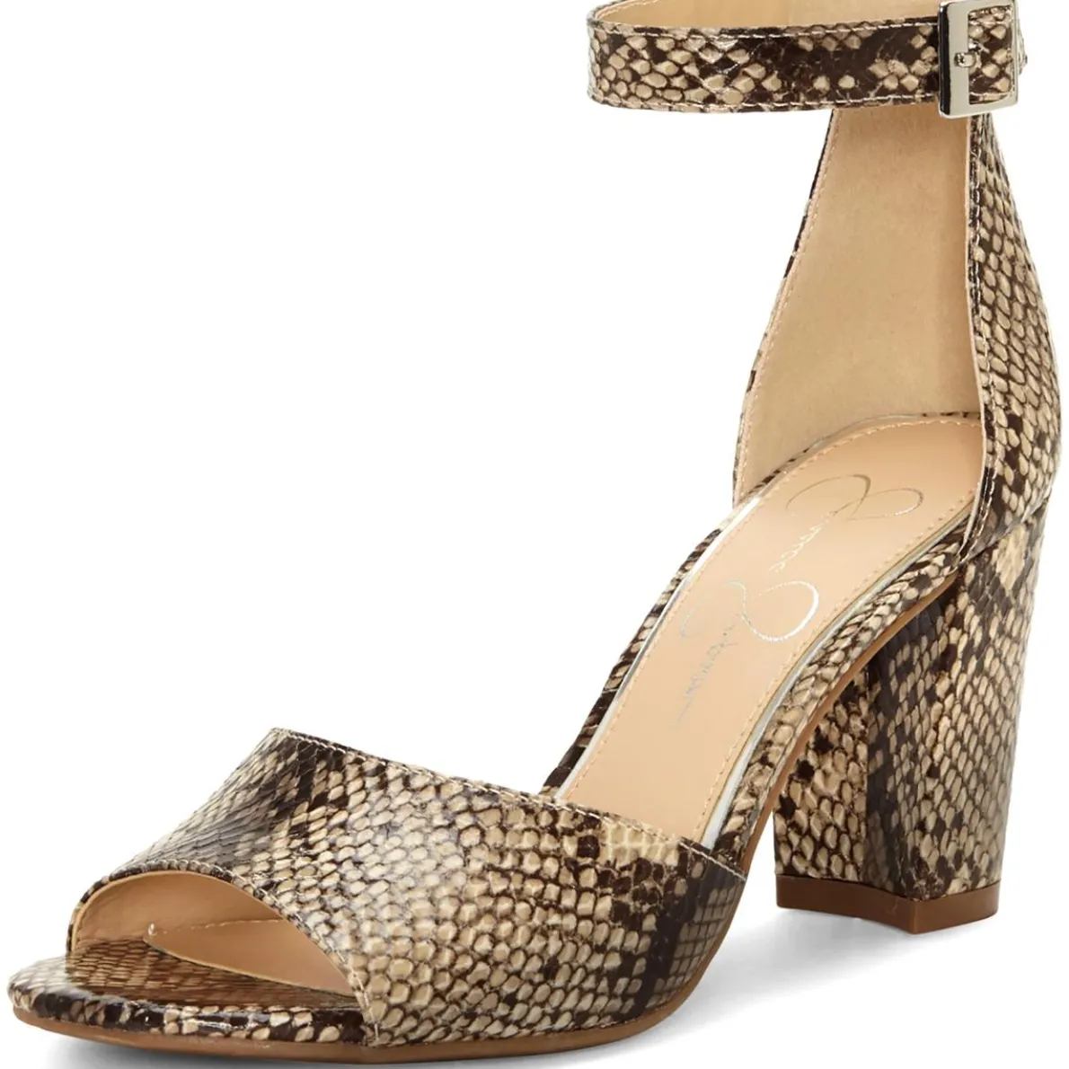 Sherron Ankle Strap Block Heel Sandals