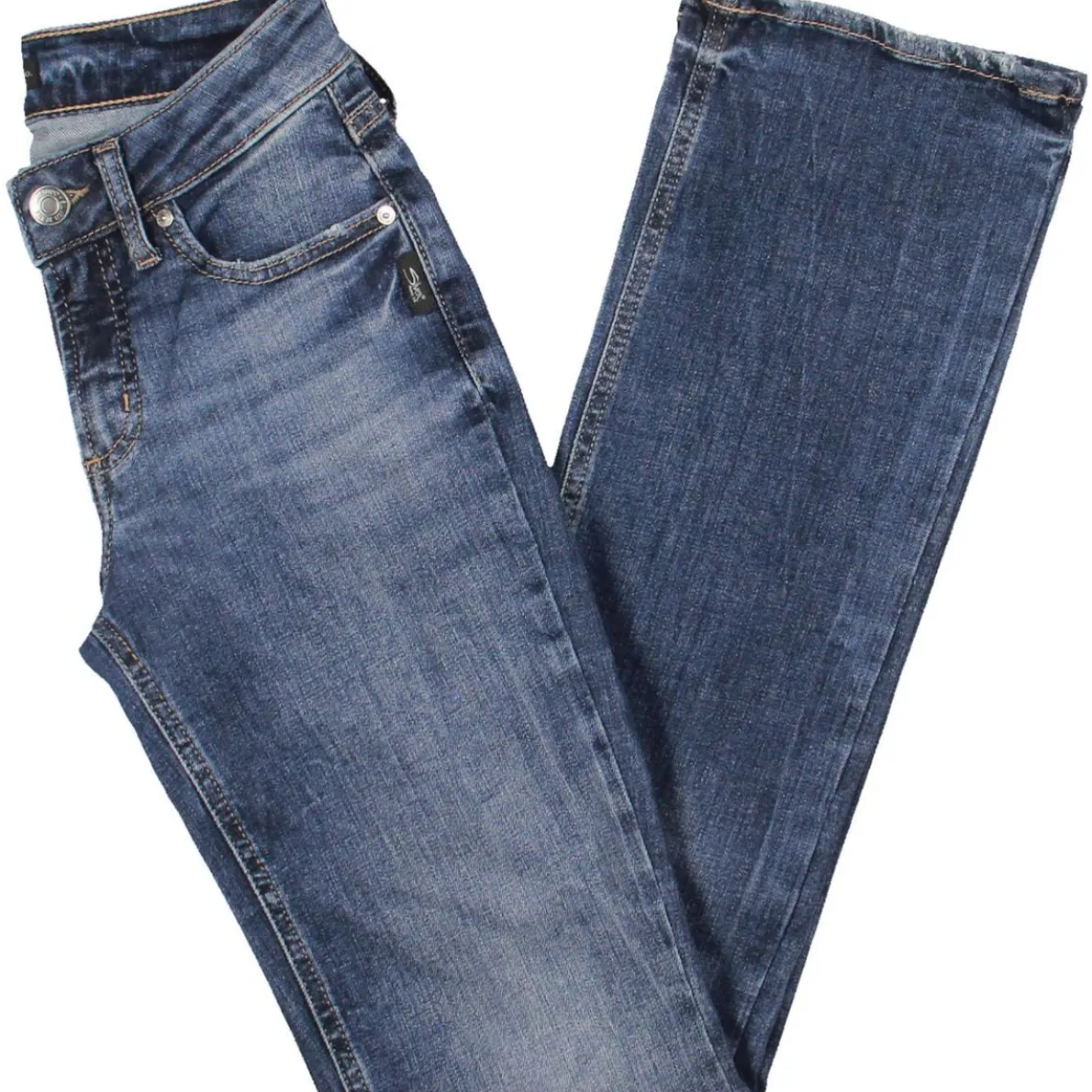 Suki Slim Curvy Fit Mid-Rise Bootcut Jeans