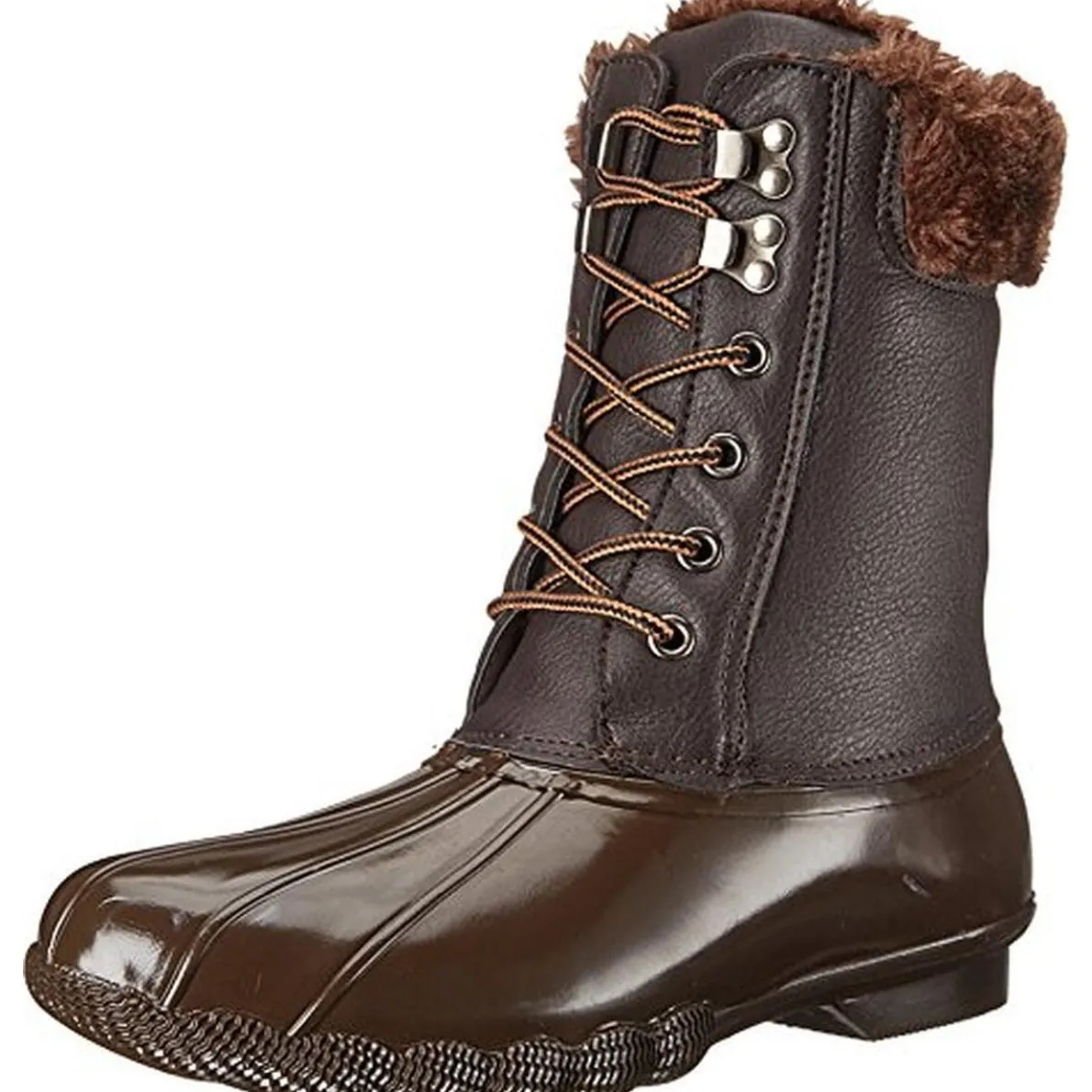 TStorm Rubber Lace-Up Ankle Cold Weather Rain/Snow Boots