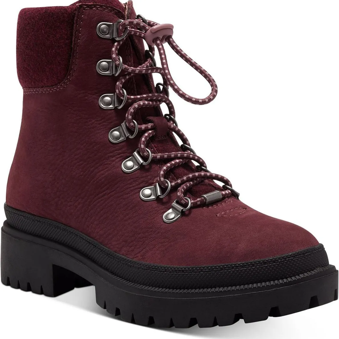 Eavan Suede Ankle Combat & Lace-up Boots