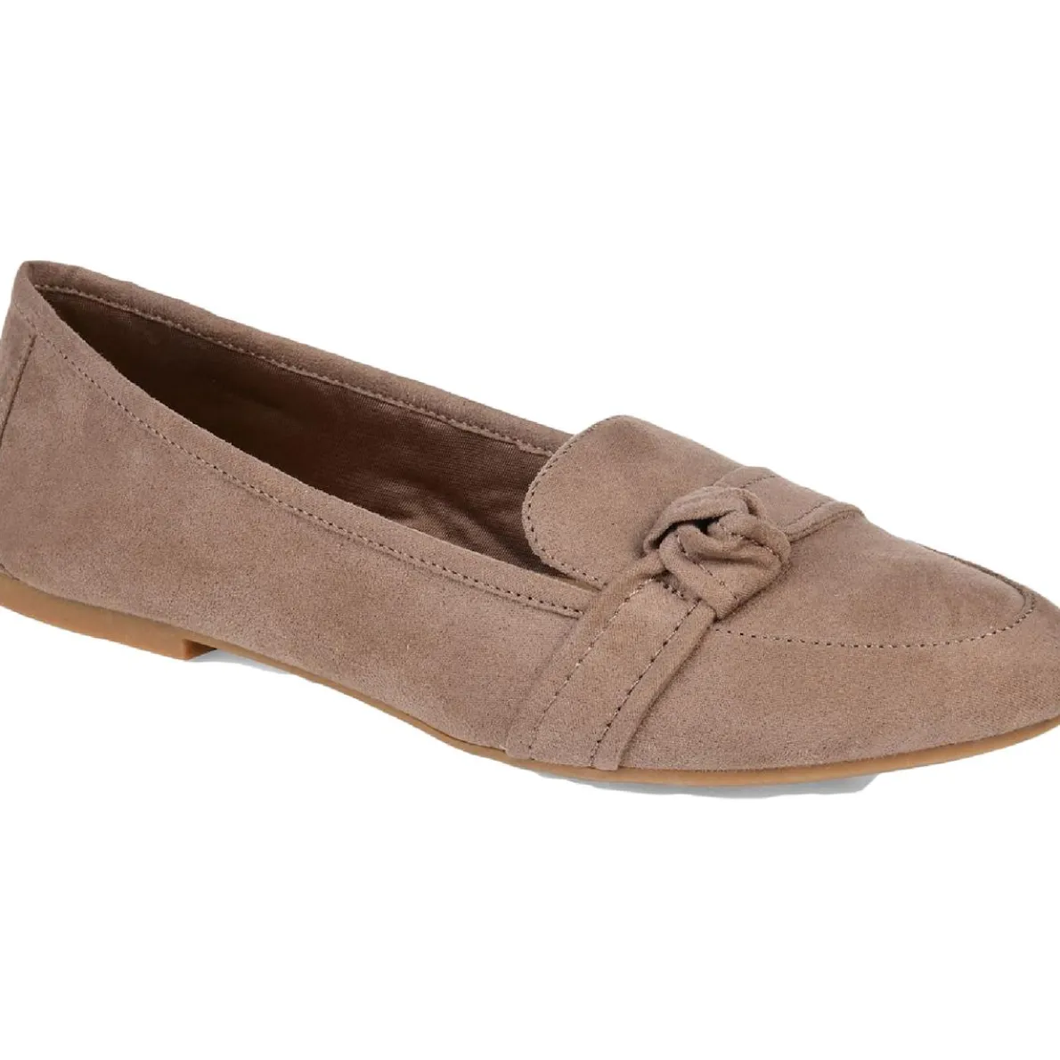 Marci Faux Leather Padded Insole Loafers