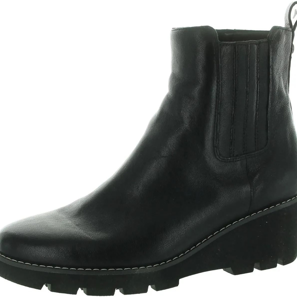 Aria Leather Zipper Ankle Boots